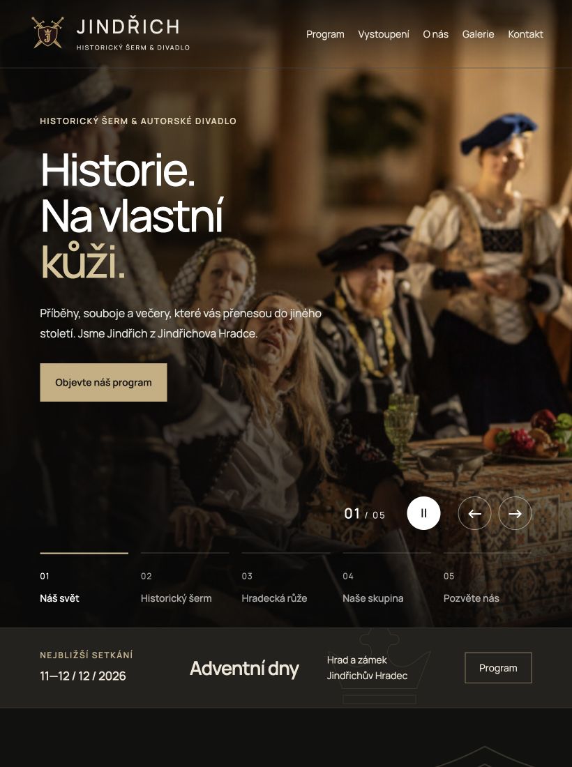 SHS Jindřich — tablet